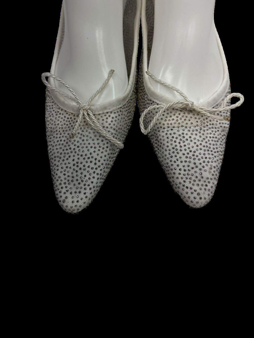 Glamorous Paul Mayer Attitudes Womens  Mesh Shimmer Kitten Heels Size US 9.5 B